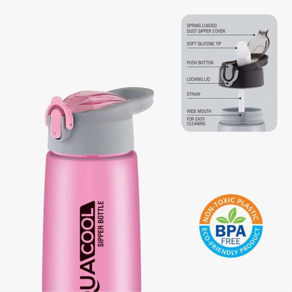 Plastic  aqua  cool  Water  Bottle  for  Gym
